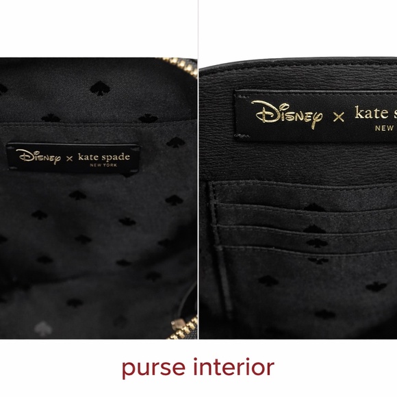 Kate Spade x Disney Minnie Mouse Polka Dot Bow Crossbody Purse - Picture 6 of 6